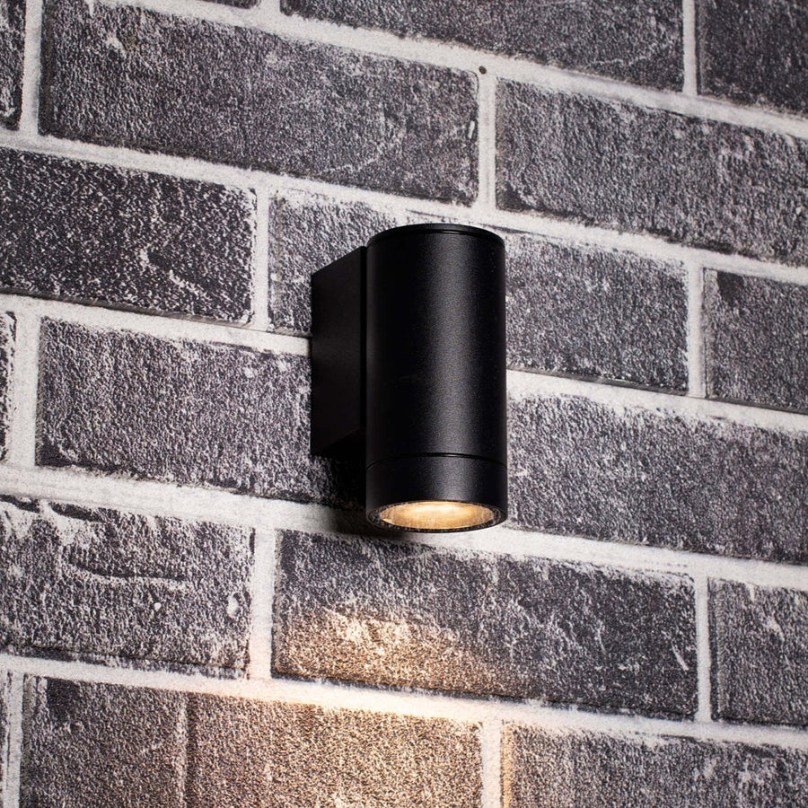 LED's Light Outdoor Wall Lamp - GU10 fitting - IP44 waterproof - Anthracite - Model Carpi - LED.nl