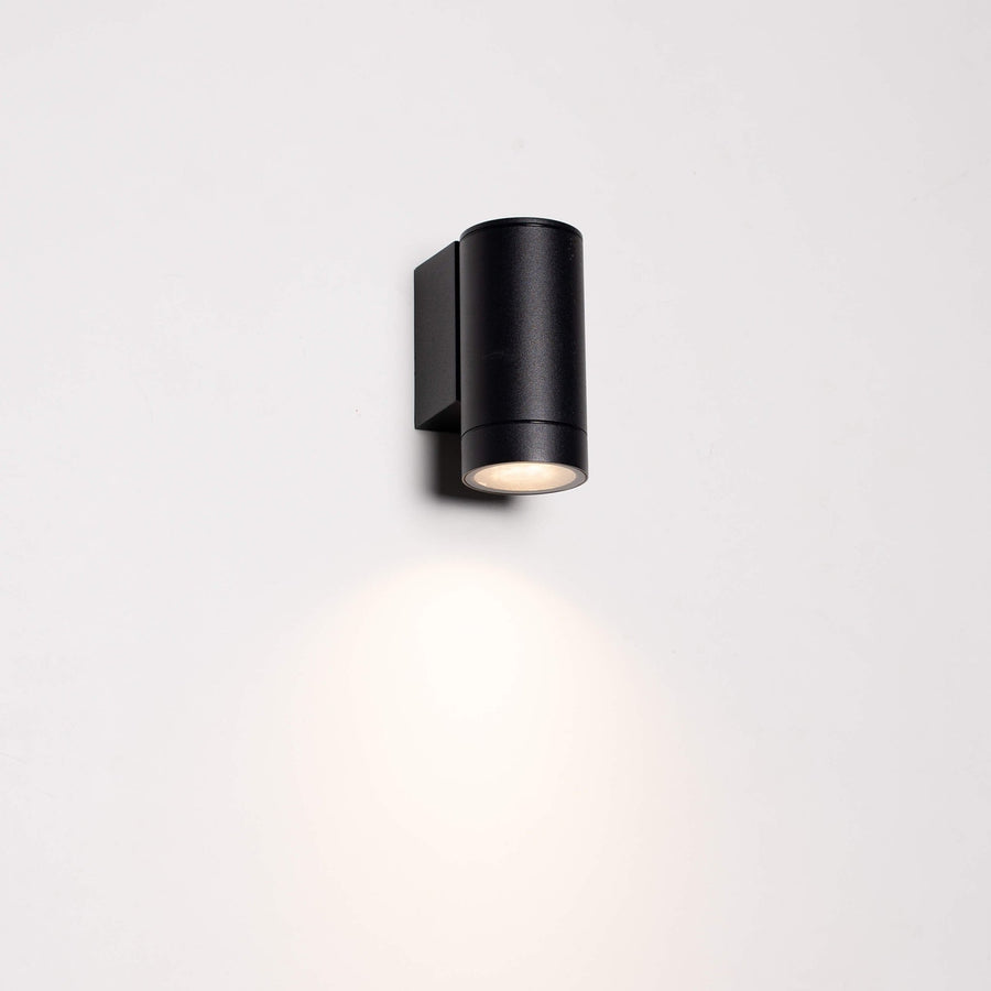 LED's Light Outdoor Wall Lamp - GU10 fitting - IP44 waterproof - Anthracite - Model Carpi - LED.nl