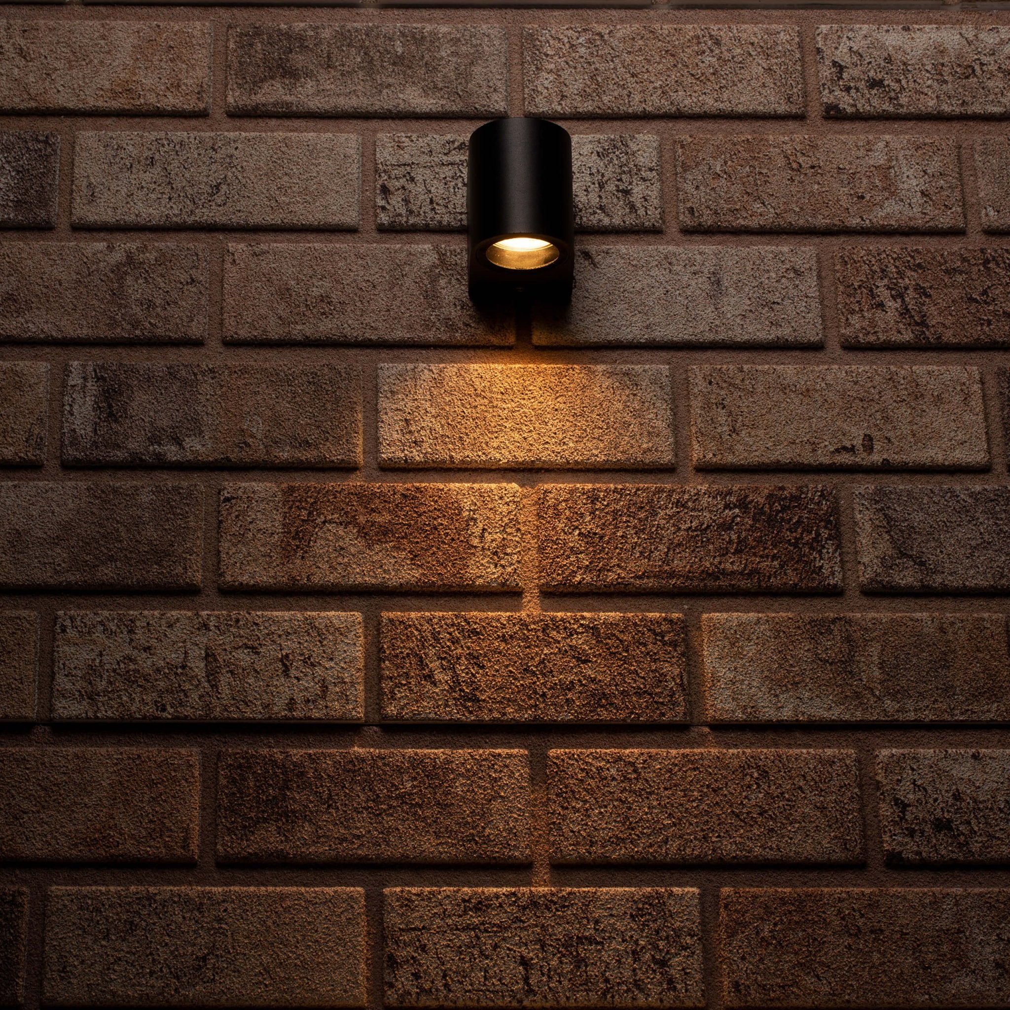 5 pack - LED's Light LED Wandlamp buiten met GU10 fitting - Rond - Model San Marino - IP44 - Zwart Wandlampen LED.nl