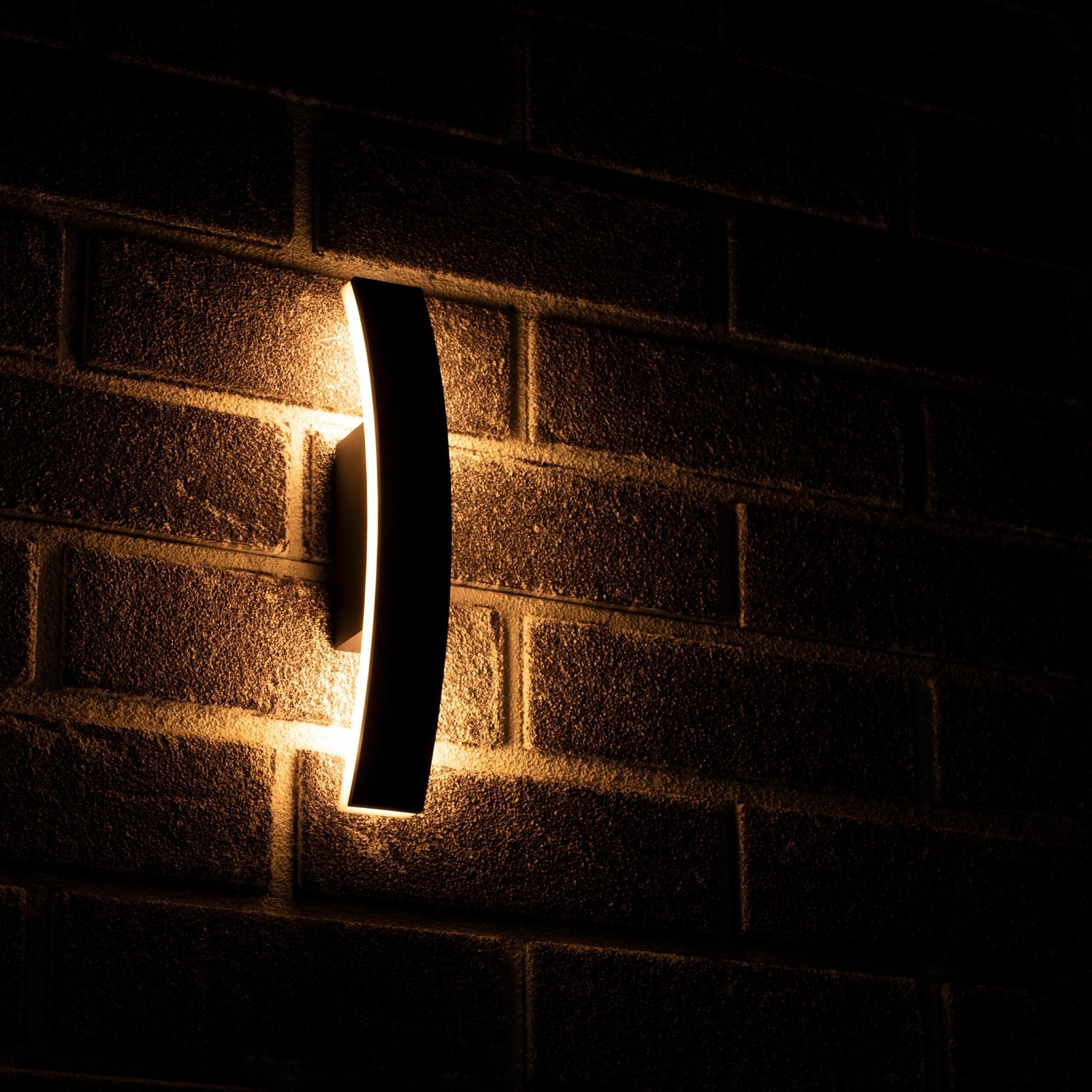LED Wandlamp buiten - Rondom warm wit licht - IP54 - Todi - Antraciet - LED.nl