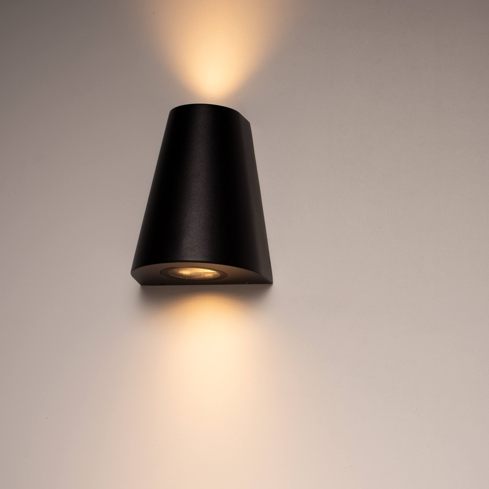 LED Wandlamp buiten - Vaas met 2 lichtpunten - Como - IP44 - Antraciet - LED.nl