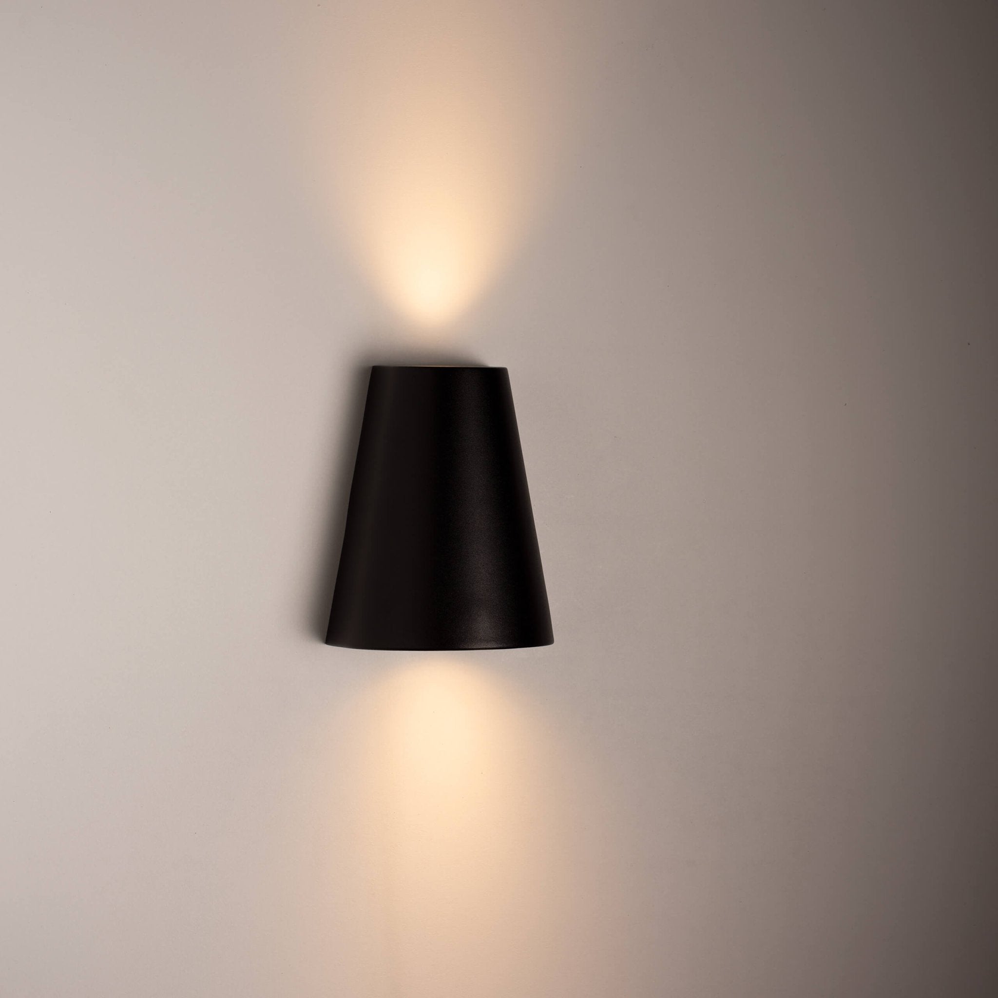 LED Wandlamp buiten - Vaas met 2 lichtpunten - Como - IP44 - Antraciet - LED.nl