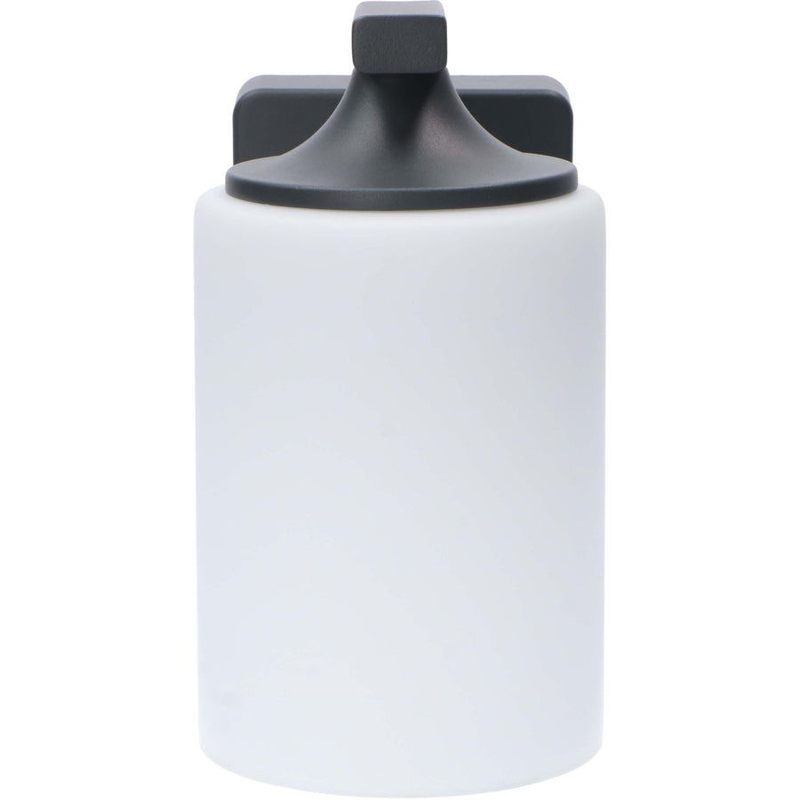 2 pack LED's Light LED Wandlamp Milky met E27 fitting - IP44 - Model Noto - Antraciet Wandlampen LED.nl