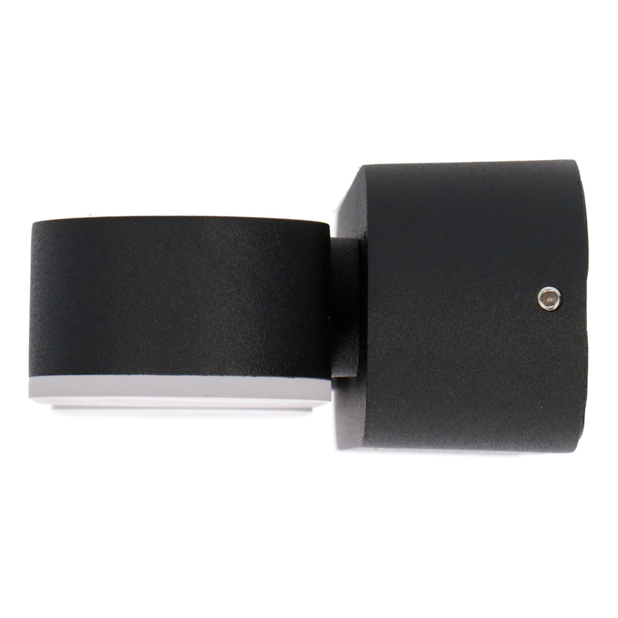 2 pack LED's Light Dubbele LED Buitenlamp - Model Rieti - Warm wit - IP44 waterbestendig - Zwart Wandlampen LED.nl
