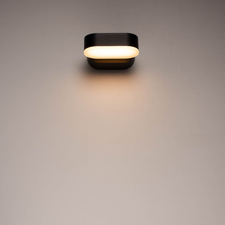 2 pack LED's Light LED Buitenlamp - Model Rieti - Warm wit - IP44 waterbestendig - Zwart Wandlampen LED.nl