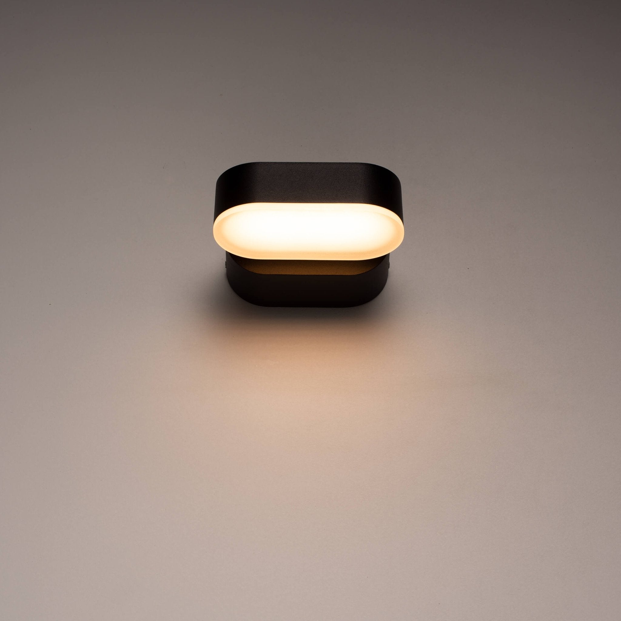 LED Wandspot Enkel - Draaibaar - Warm wit licht - IP44 - Rieti - Zwart - LED.nl