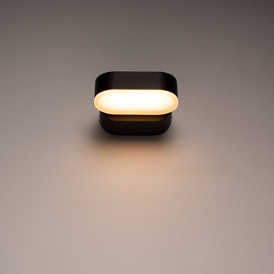 2 pack LED's Light LED Buitenlamp - Model Rieti - Warm wit - IP44 waterbestendig - Zwart Wandlampen LED.nl