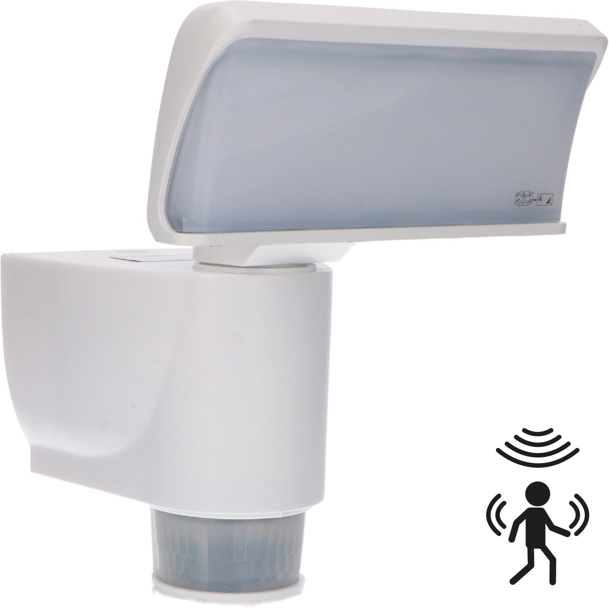 LED's Light LED Schijnwerper met Sensor - Automatische bewegingsvolging - Wit Lichtbronnen Led.nl