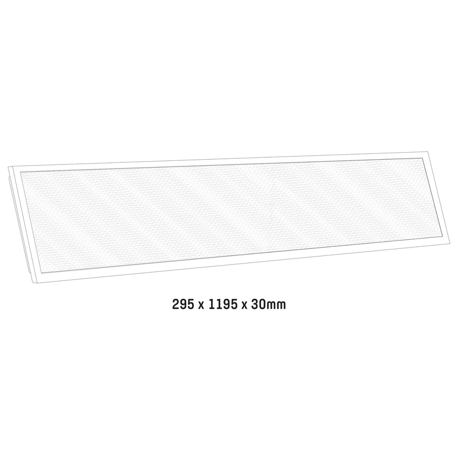 LongLife LED Paneel 30 x 120 cm - Lichtkleur dimbaar van warm naar koud wit - 130 lm/w Panelen LED.nl
