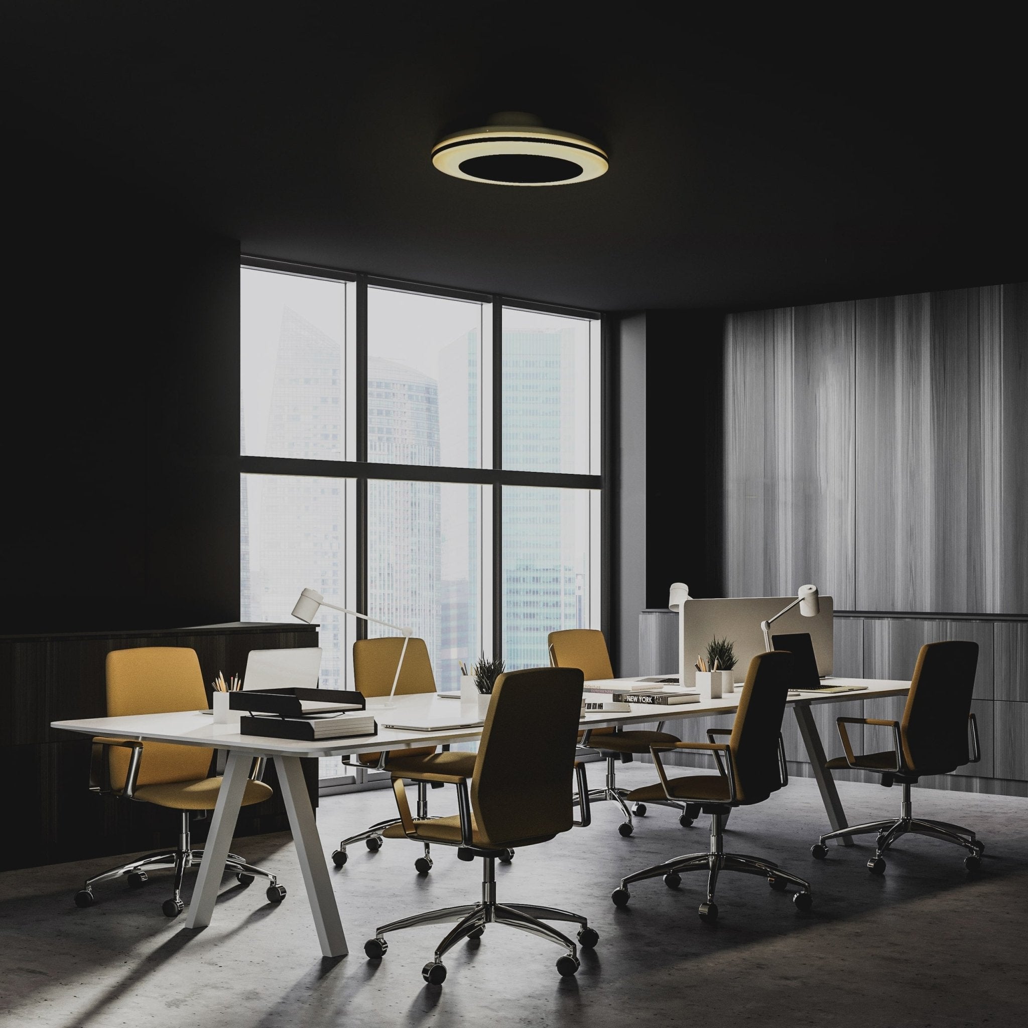 Moderno plafondventilator met verlichting – Dimmen en lichtkleur instellen via afstandsbediening – Met zomer- en winterstand en timerfunctie - LED.nl
