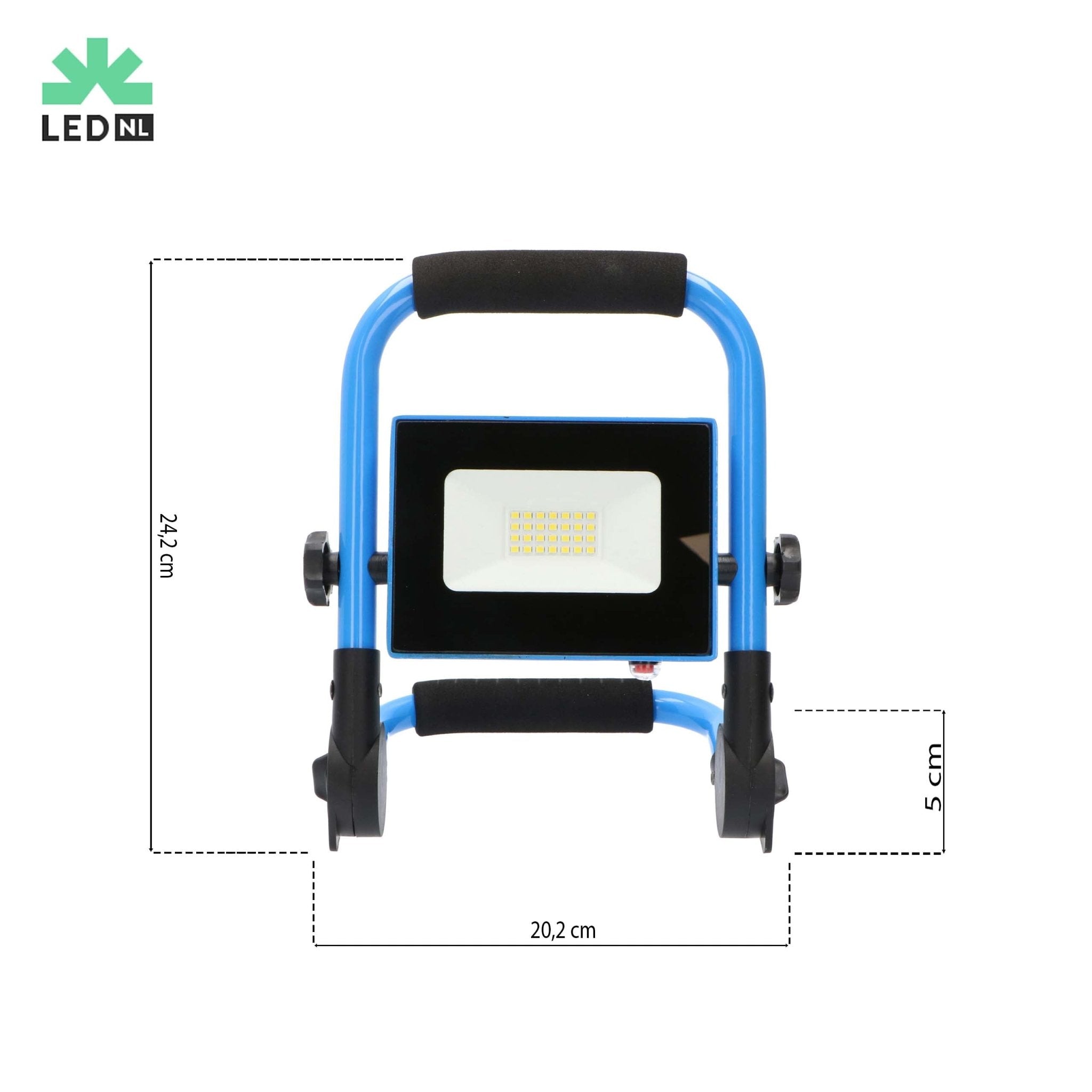 Oplaadbare LED bouwlamp – Compact en opvouwbaar – Met accu oplaadbaar – 700 lumen – IP54 - LED.nl