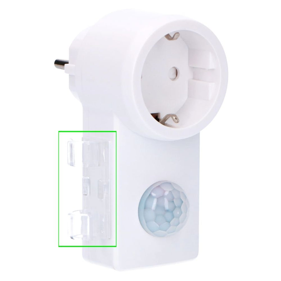 LED's Light plug-in Bewegingssensor met Stopcontact - 10 meter bereik - Incl. daglichtsensor Sensoren LED.nl