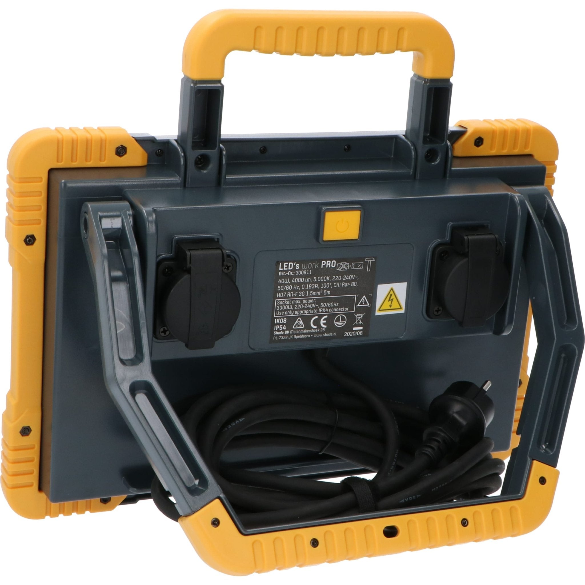 Premium LED bouwlamp 40W – 5 meter snoer – Rough Service Tested – 4300 lumen – IP54 - LED.nl
