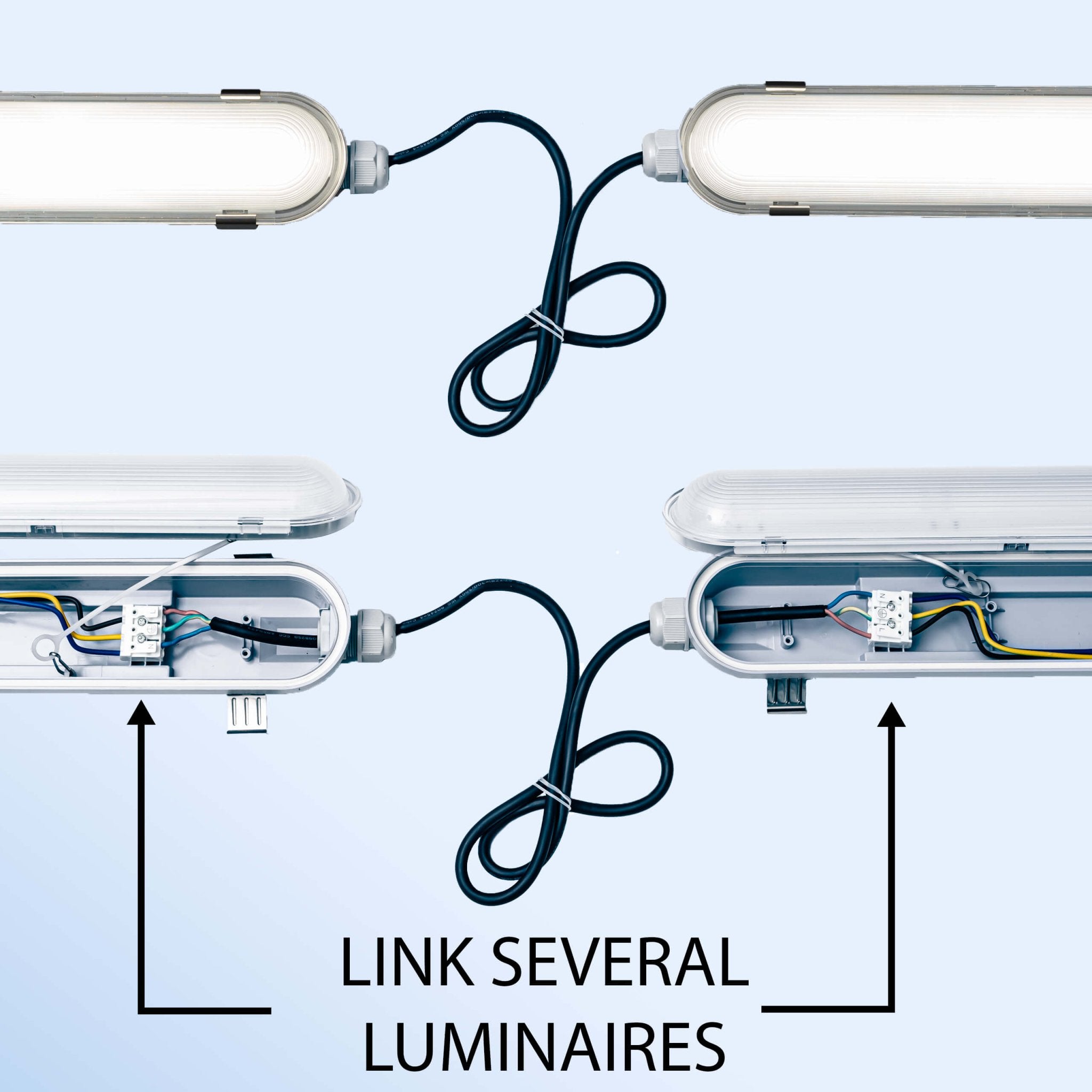 PremiumPro LED TL armatuur 120 cm – 5760 lumen – IP65 waterdicht – 40.000 branduren TL verlichting LED.nl