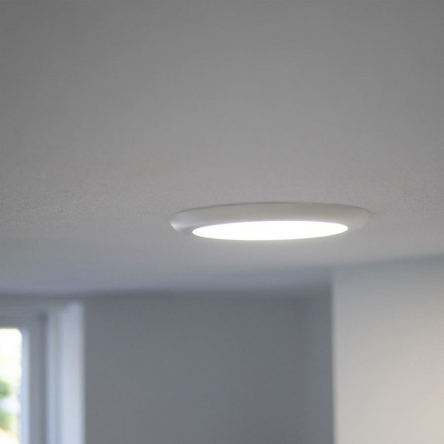 PRO LED Recessed ceiling lamp ø 16 cm - Ultra thin - Dimmable cold white light - 12W  - LED.nl