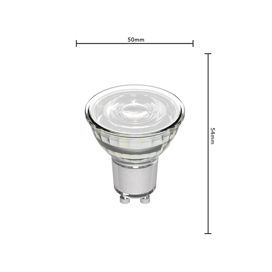GU10 LED Lamp - Dimmable warm white light - 5W replaces 75W - 1 spot - LED.nl
