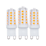 ProDim LED Steeklamp G9 - Dimbaar warm wit licht - 220-240V - 3.5W (28W) - 3 lampjes - LED.nl