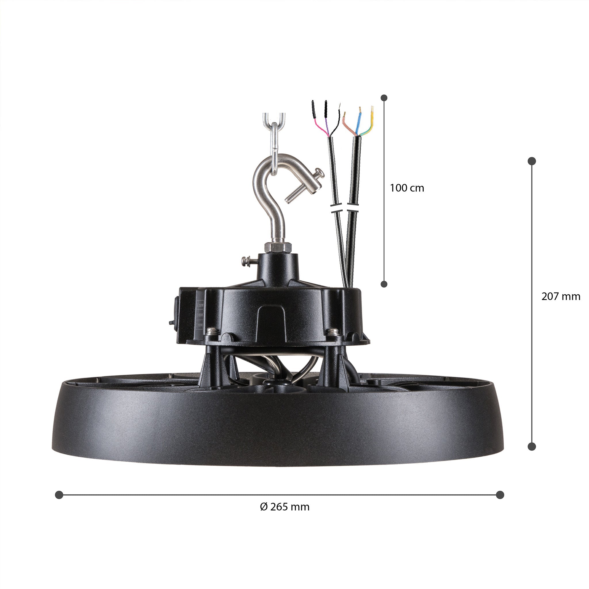 Proventa Elite LED High Bay 200W - Energielabel A - Voor hoge plafonds - 36000 lm - LED.nl