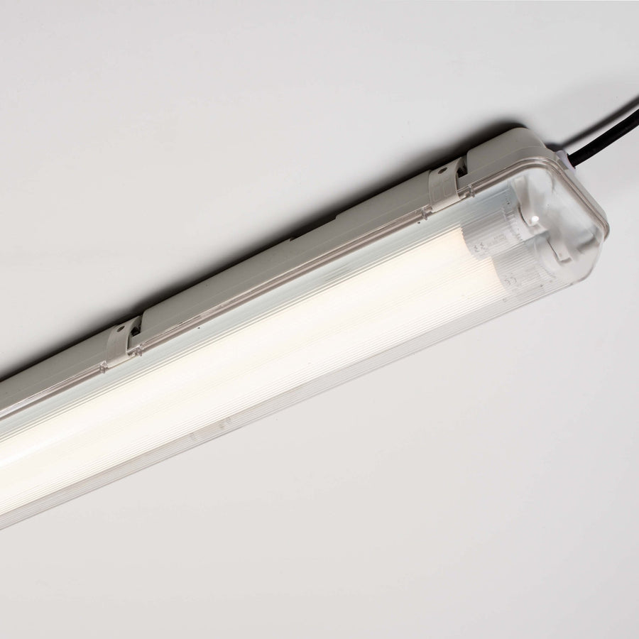 LED's Light LED TL Armatuur licht balk met sensor - incl Dubbele buis 2x14W 120cm 4000K Bewegingssensor en nachtsensor - Waterdicht - 150lm/w TL verlichting LED.nl