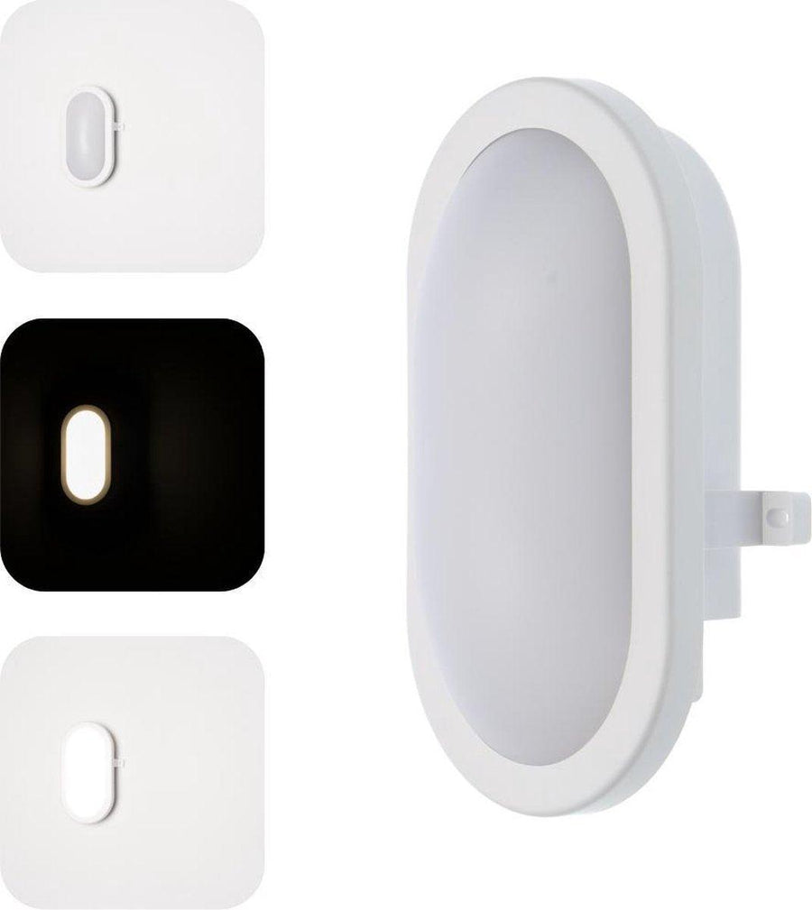 Proventa Outdoor LED Bull eye buitenlamp - Wandlamp model Ovaal voor buitengebruik Wandlampen LED.nl