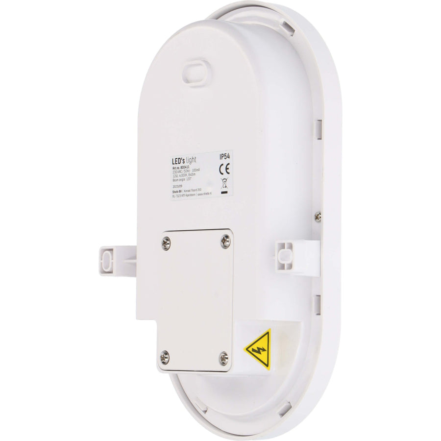 Proventa Outdoor LED Bull eye buitenlamp - Wandlamp model Ovaal voor buitengebruik Wandlampen LED.nl
