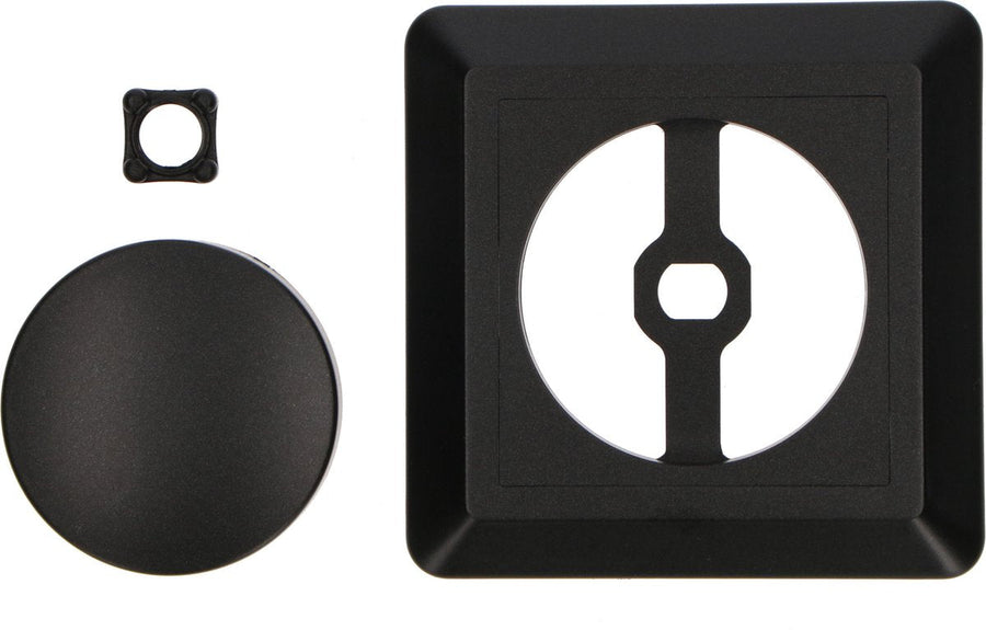 Proventa Premium LED-Dimmer komplett mit Abdeckrahmen – Universell für alle dimmbaren Leuchtmittel – Schwarz - LED.de