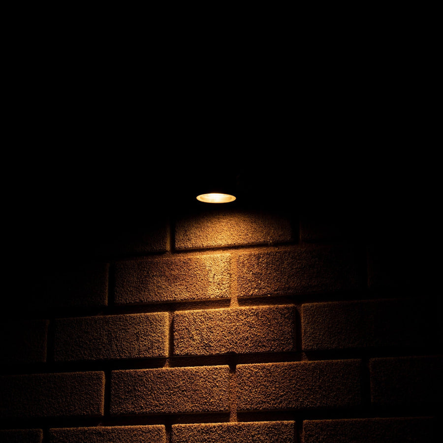 Edelstahl LED Wandleuchte für den Außenbereich - Spot mit GU10 Fassung - Modell Monza - IP44 - Silber - LED.de