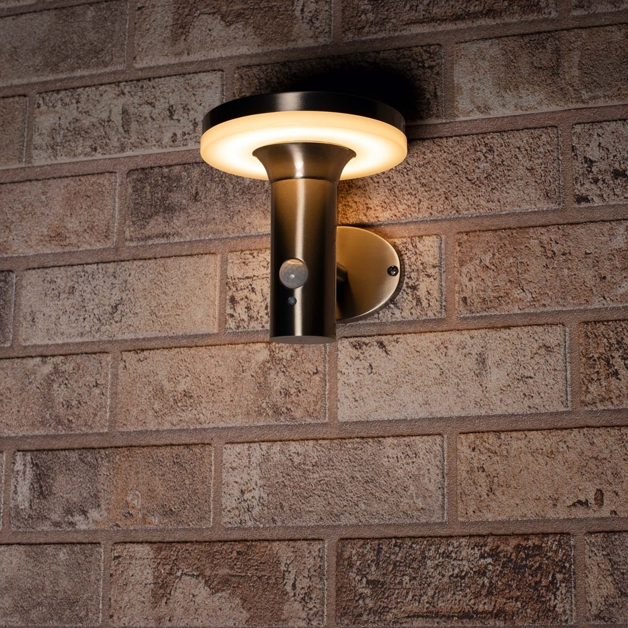 RVS Solar LED Buitenlamp met bewegingssensor - Draadloos - 3 standen - Zilver - LED.nl