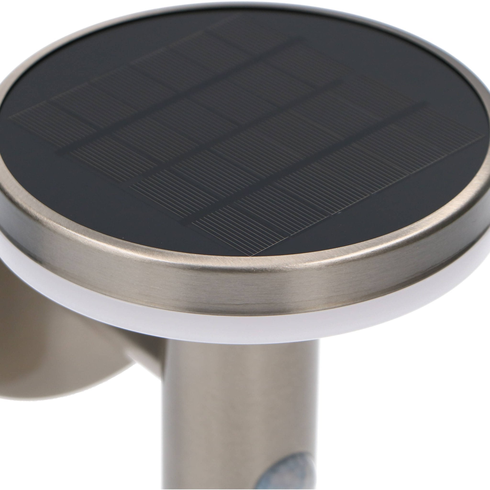 RVS Solar LED Buitenlamp met bewegingssensor - Draadloos - 3 standen - Zilver - LED.nl