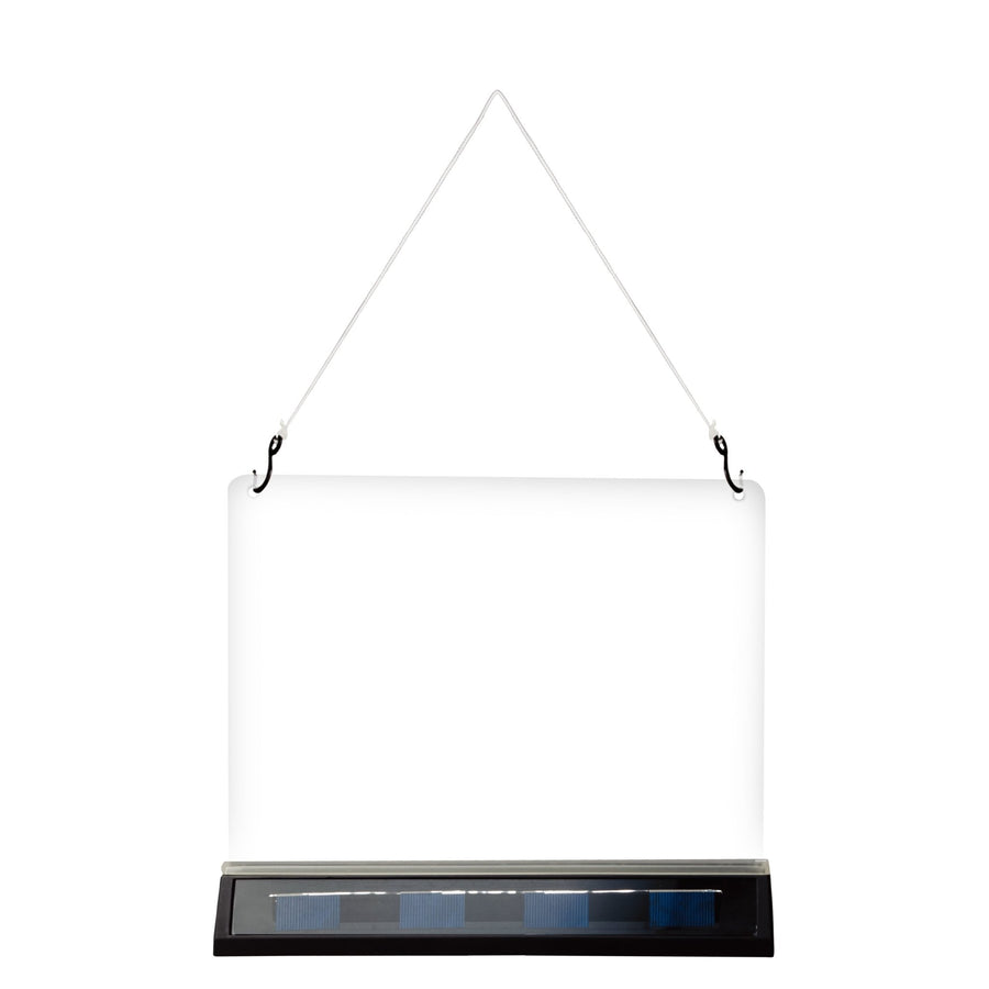 LED's Light Solar LED-Anzeige Schreibtafel für den Außenbereich – Kabellos, solarbetrieben – Inkl. Stift - LED.de