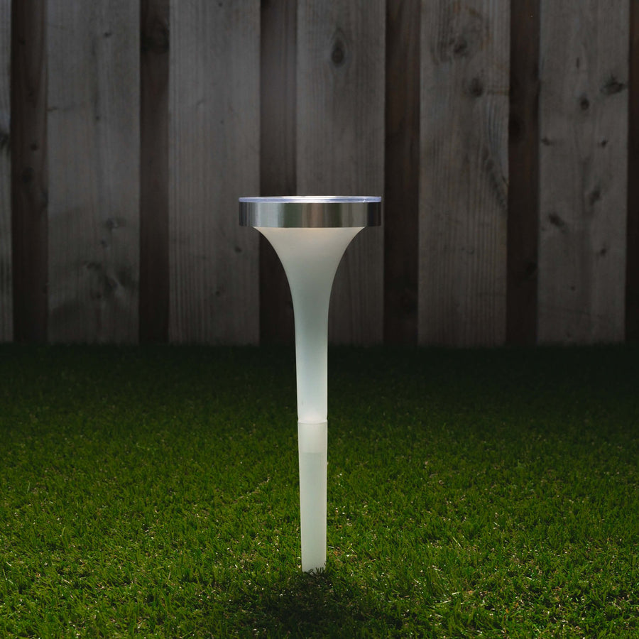 Solar LED Spotlight with sensor - Warm white + RGB - Auto on/off - Tours - 32 cm - LED.nl