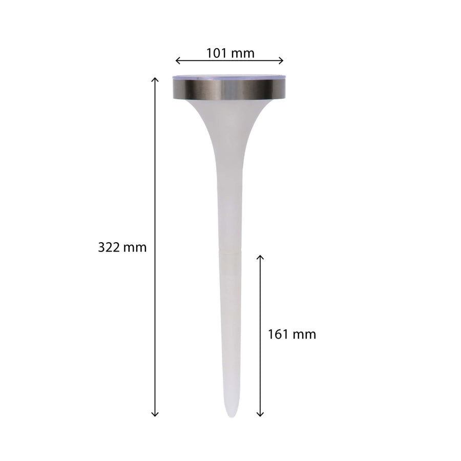 Solar LED Spotlight with sensor - Warm white + RGB - Auto on/off - Tours - 32 cm - LED.nl