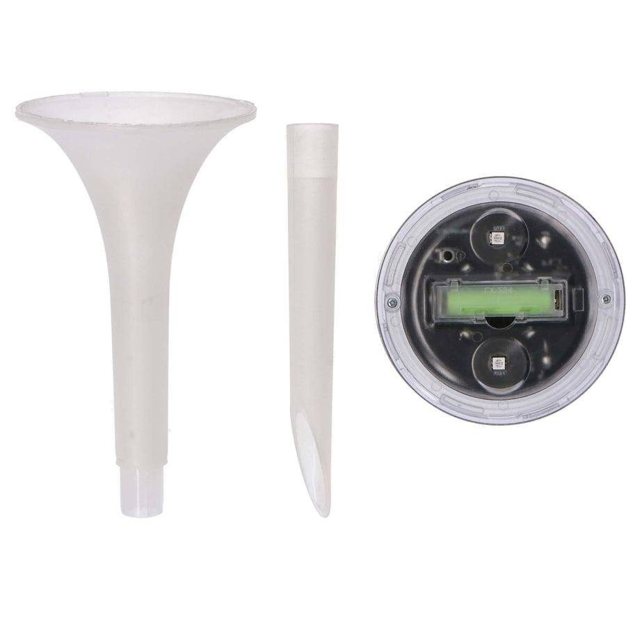 Solar LED Spotlight with sensor - Warm white + RGB - Auto on/off - Tours - 32 cm - LED.nl