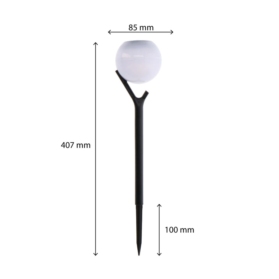 Solar LED Tuinlamp met sensor - Nice - Draadloos - Warm wit - Auto aan/uit - 40 cm Buitenlampen LED.nl