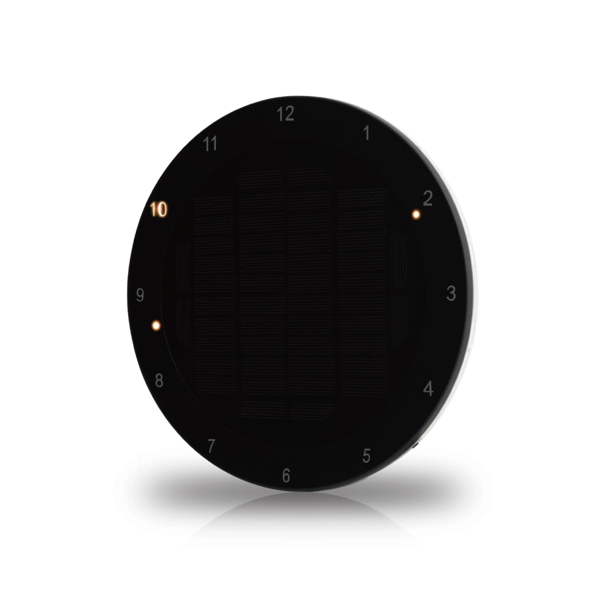 Solar Wandklok voor buiten - Draadloos op zonne-energie - Automatisch aan/uit - 22 cm - LED.nl