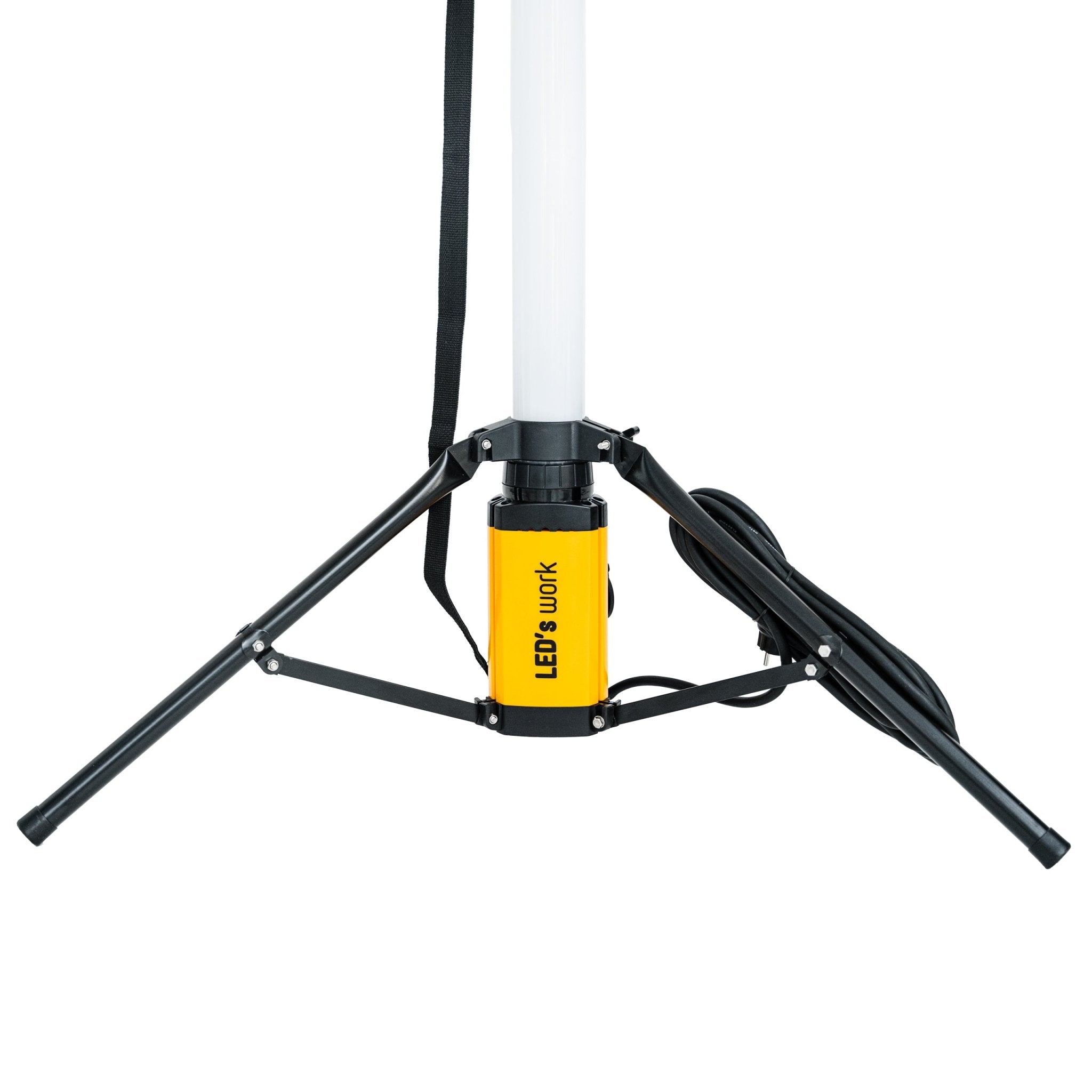Toren LED Bouwlamp met rondom licht - 360 graden - Extra stopcontact aansluiting - 12000 lm - LED.nl