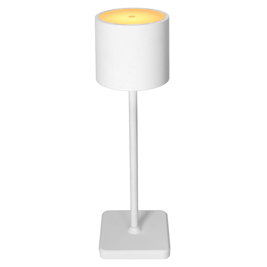 LED's Light Oplaadbare LED Tafellamp - Dimbaar via aanraking - Binnen en buiten - Wit Tafellampenen LED.nl