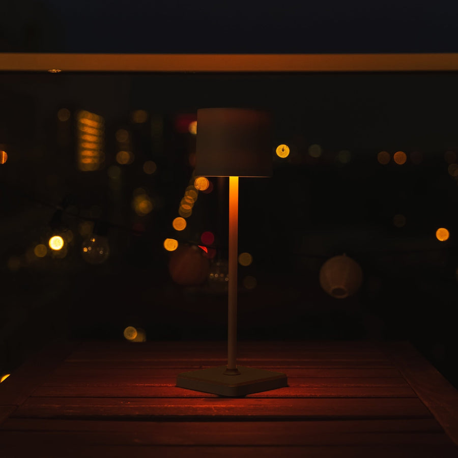 LED's Light Oplaadbare LED Tafellamp - Dimbaar via aanraking - Binnen en buiten - Zwart Tafellampen LED.nl