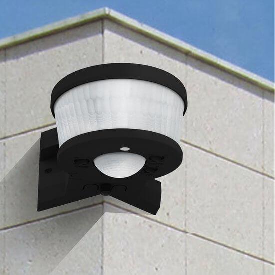 LED's Light Pro Motion Sensor with Angle Bracket Universal - 12 meter range - Black - LED.nl