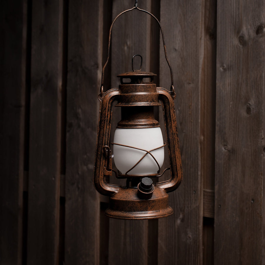 Vintage batteriebetriebene LED-Öllampe – Dimmbar – Kabellos – 24 cm – Kupfer - LED.de