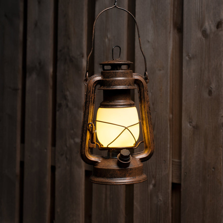 Vintage batteriebetriebene LED-Öllampe – Dimmbar – Kabellos – 24 cm – Kupfer - LED.de