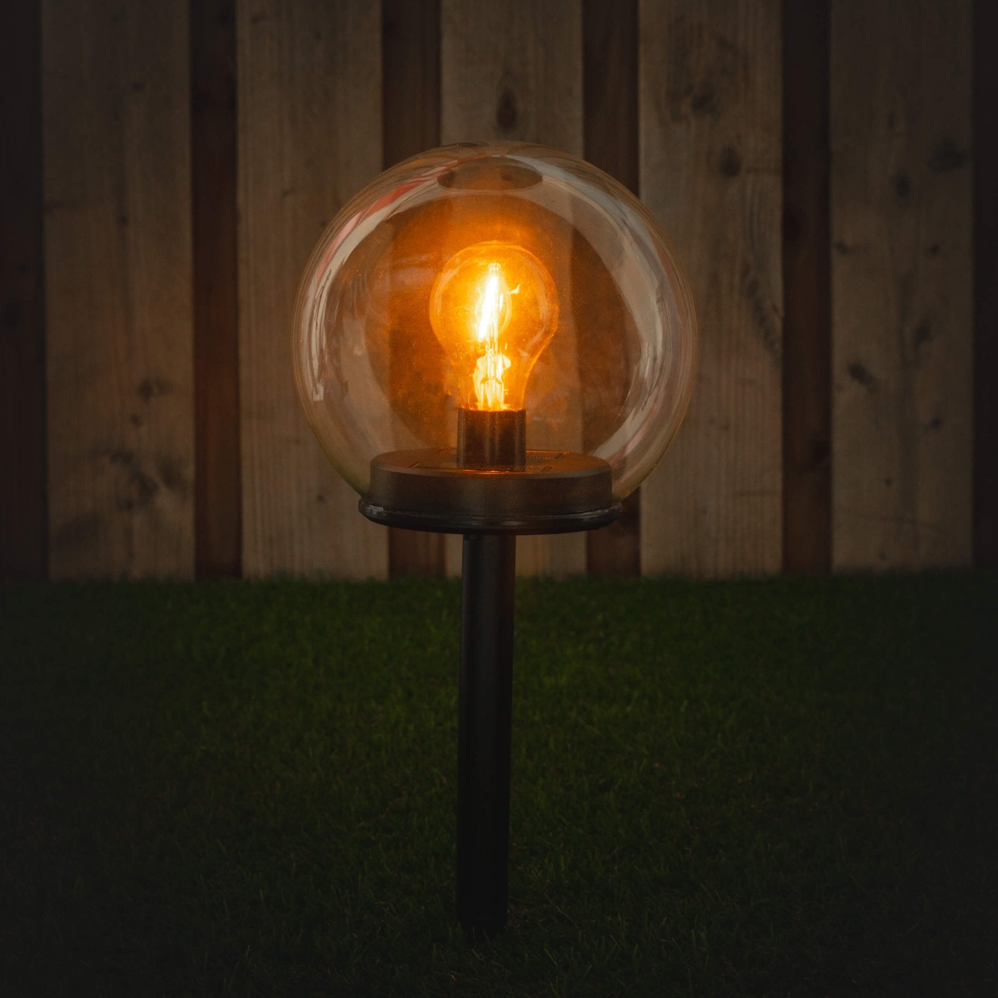 Vintage Solar Priklamp met sensor - Automatisch aan/uit - Warm wit licht - IP44 - 54 cm - LED.nl